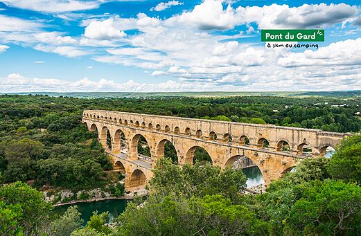 Pont du Gard, historische Romeinse aquaduct te bezoeken nabij VERS PONT DU GARD (30).