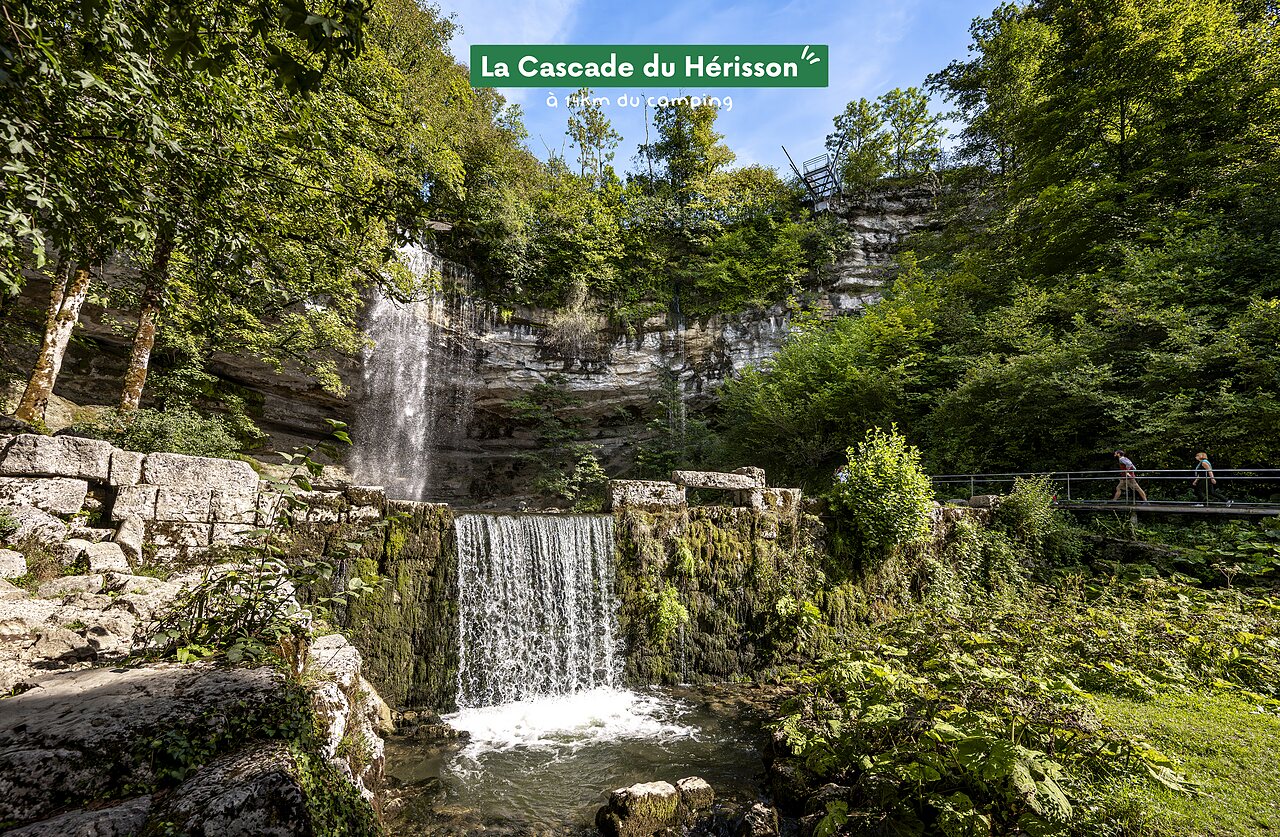 H�risson-Wasserfall, beeindruckende Naturst�tte nahe Clairvaux-les-Lacs, Jura.