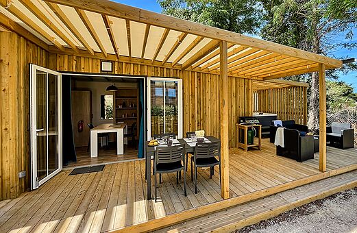Mobilheim, Whirlpool, Terrasse auf VAGUES OCEANES Grosses Pierres Saint-Georges-d'Ol�ron.