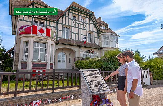 Haus der Kanadier, historische St�tte und Gedenkst�tte des Zweiten Weltkriegs in der Normandie.
