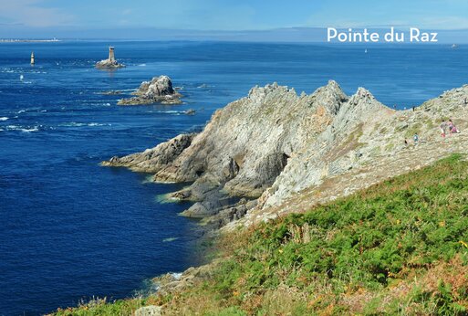 Pointe du Raz, ikonischer Naturort in der Bretagne, zu besuchen.