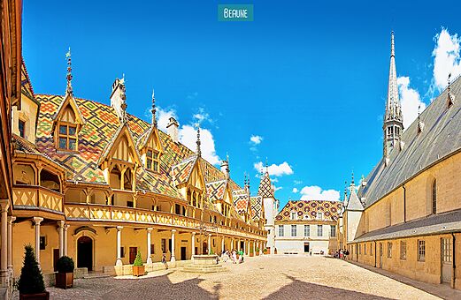 Hospices de Beaune, iconisch historisch monument te bezoeken in Bourgondi�.