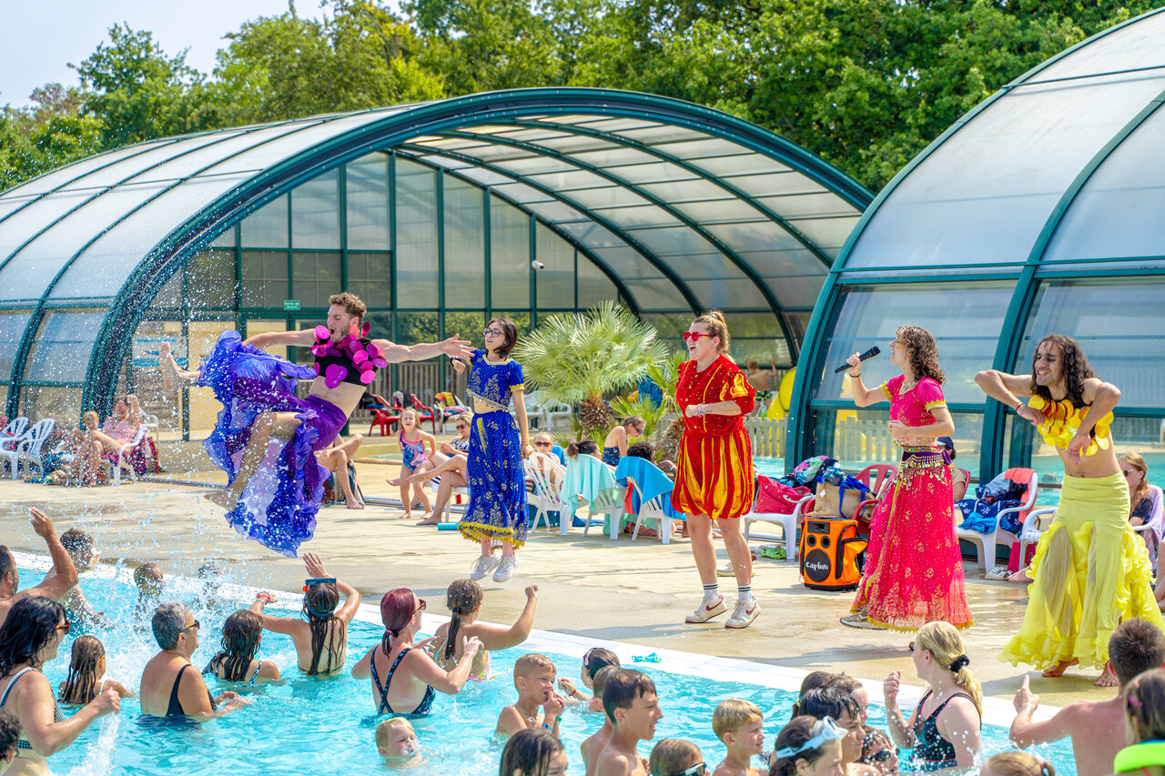 Pool-Animation Campingplatz CAPFUN Lac de Ribou in Cholet (49).