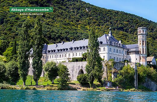 Abtei Hautecombe, historisches Denkmal am Lac du Bourget in Savoyen.
