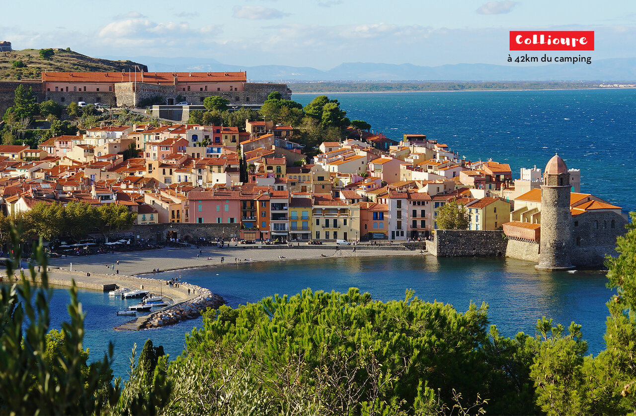 Collioure, charmantes K�stendorf in den Pyr�n�es-Orientales, mit Hafen und Kirche.