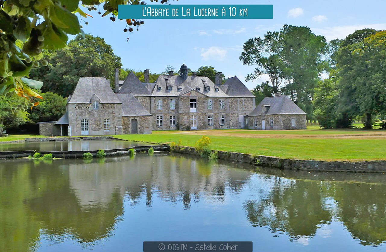 Abtei La Lucerne, historisches Denkmal in der N�he von Hudimesnil, Normandie.