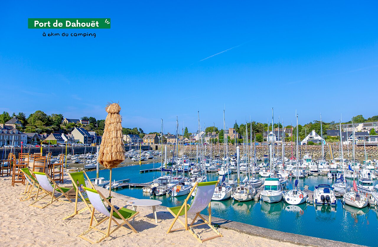 Port de plaisance de Dahou�t, un lieu charmant � visiter pr�s d'Erquy.