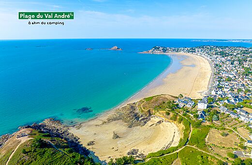 Strand von Val Andr�, gro�er Sandstrand in der N�he von Erquy.