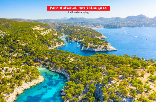Nationalpark Calanques, K�stenlandschaften und t�rkisfarbenes Wasser nahe Marseille.