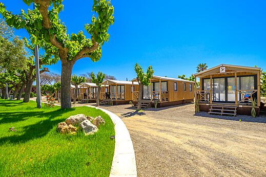 Holz-Mobilheime auf CAPFUN Mirmanda in Cambrils - Vinyols i els Arcs (43)