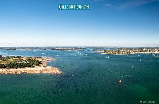 Golf von Morbihan, ein wunderschöner Ort in der Nähe des Campingplatzes.