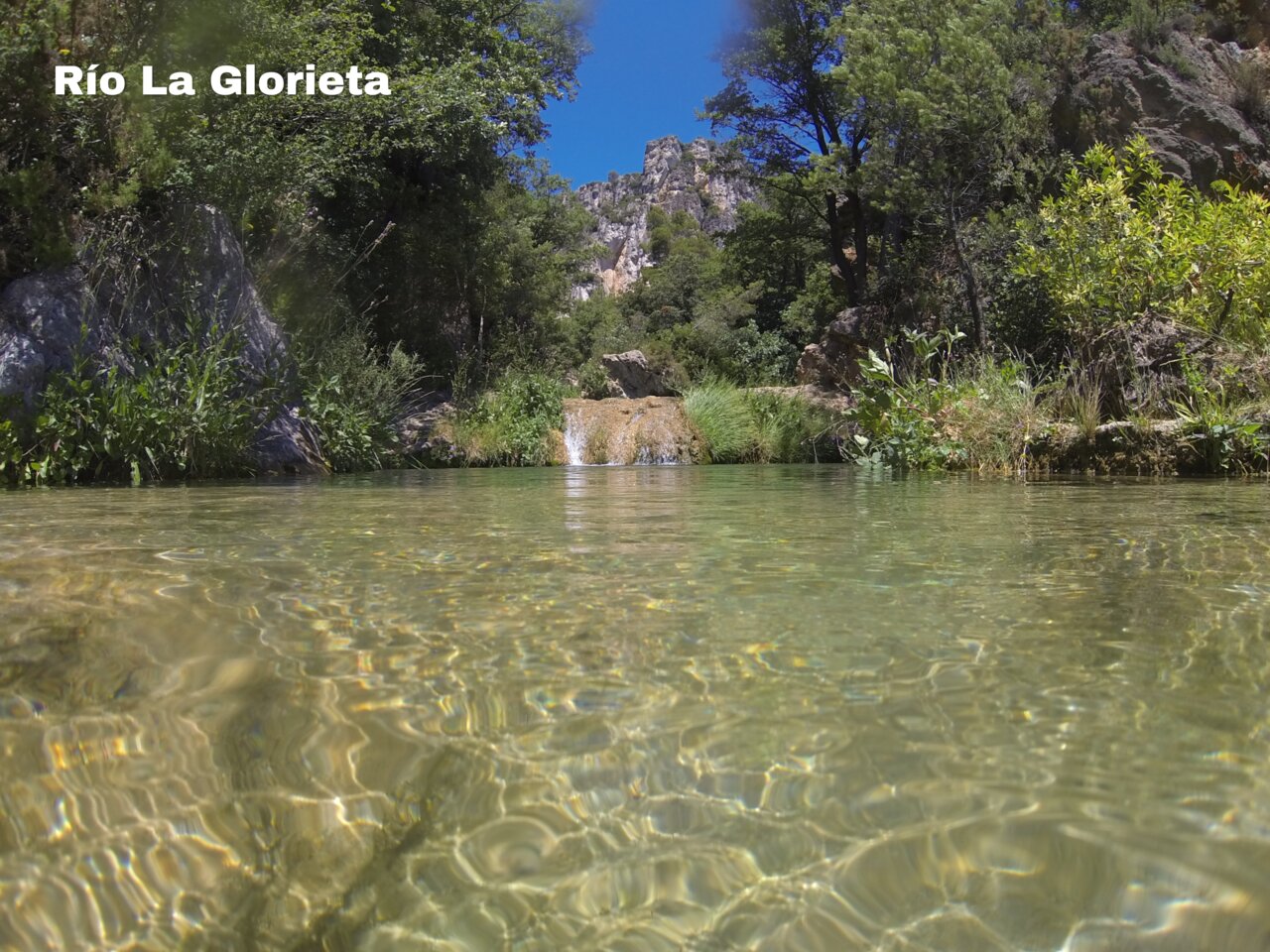 R�o La Glorieta, ein Naturgebiet zu besuchen in der N�he von Vilanova de Prades.