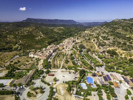 Campingplatz und Pools auf dem Campingplatz CAPFUN Serra de Prades in Vilanova de Prades (43).