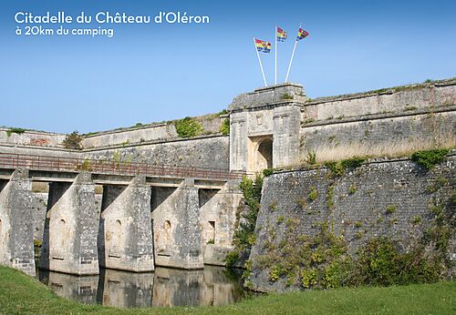 Zitadelle Château d'Oléron, historische Festung auf der Insel Oléron, Charente-Maritime.