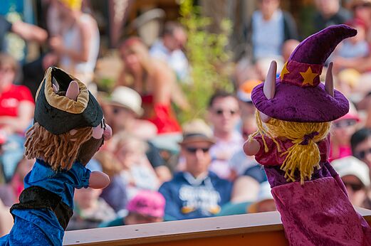 Puppentheater für Kinder und Erwachsene auf dem Campingplatz CAPFUN Régnière in VILLETTE D'ANTHON.