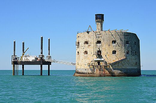 Fort Boyard, historische Seefestung zu besuchen nahe Saint-Denis-d'Ol�ron (17).