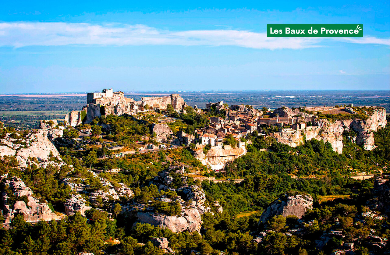 Mittelalterliches Dorf Les Baux de Provence, eine historische Sehensw�rdigkeit.