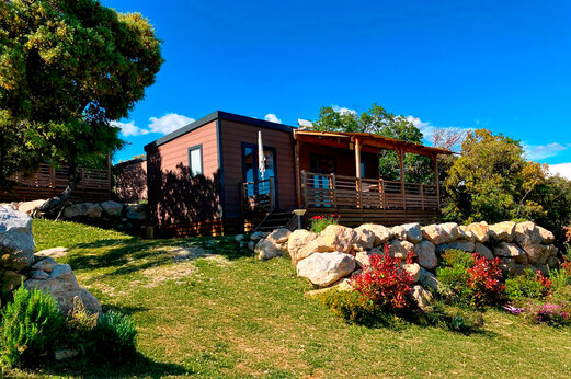 Mobilheim auf Camping CLICOCHIC Les Sources de Gordes in GORDES (84).