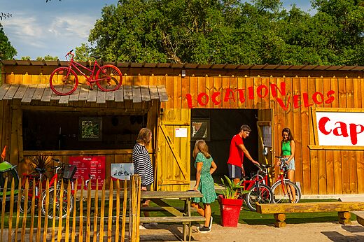 Fahrradverleih für die ganze Familie auf dem Campingplatz CAPFUN Sud Land in Labenne-Ocean.