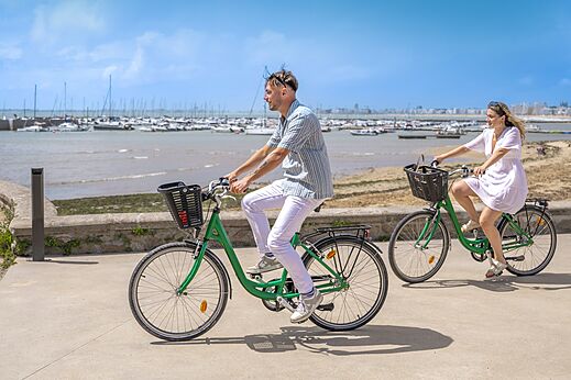 Fahrräder Meer auf Camping CLICOCHIC Trois Chênes in Pornichet (44).