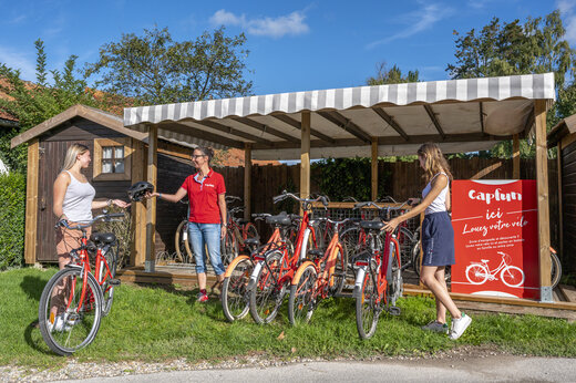 Fiets- en helmverhuur op camping CAPFUN Val d'Authie in Villers sur Authie (80).