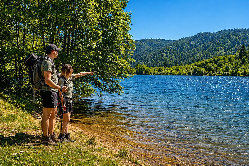 Camping Verte Valle in Xonrupt, berdachtes Schwimmbad - CLICOCHIC