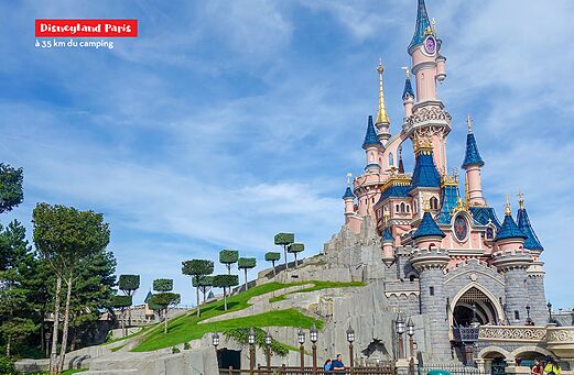 Dornröschenschloss in Disneyland Paris, Hauptattraktion in der Nähe von Marne-la-Vallée.