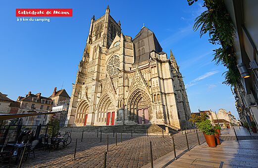Kathedrale von Meaux, historisches Denkmal in Seine-et-Marne zu besuchen.